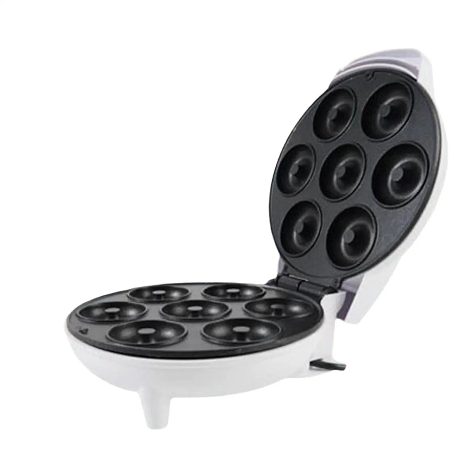 Mini Donut Maker Machine Baking Tool Makes 7 Small Doughnuts Temperature Control Deep Cooking Plates Waffle Iron for Bakery Home 1